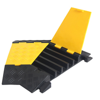 1 2 3 4 5 fentes en caoutchouc pvc pour fils ralentisseur rampe de câble housse de protection robuste tuyau rail protecteur correcteur pont