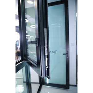 חלונות אלומיניום מודרניים מבודדים חום וקול, בעלי זיגוג משולש כפול, מבית AMJ Custom House Project - Product Image 2