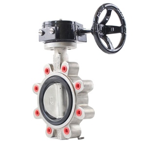 <span class=keywords><strong>DIN</strong></span> tiêu chuẩn PN16 cf8m cơ thể điều khiển bằng tay thép không gỉ Worm Gear <span class=keywords><strong>Lug</strong></span> loại Van bướm - Product Image 2