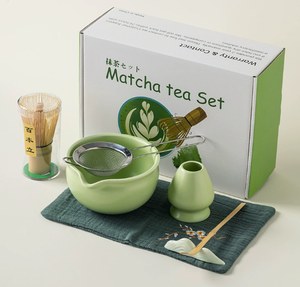 Elegante Juego de Té <span class=keywords><strong>Matcha</strong></span>, Incluye Tazón de Cerámica en Espiral Estilo Japonés Retro, Batidor, Soporte para Libro, Cuchara y Caja de Regalo - Product Image 5