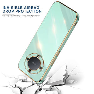 Carcasa blanda galvanizada de borde recto para <span class=keywords><strong>Honor</strong></span> Magic5 <span class=keywords><strong>Lite</strong></span>, 5G, <span class=keywords><strong>Magic</strong></span> <span class=keywords><strong>5</strong></span> Light <span class=keywords><strong>5</strong></span> <span class=keywords><strong>Lite</strong></span>, TPU, a prueba de golpes - Product Image 1