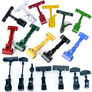 Hot Seller Supermarket Retail A4 Promotion <b>Frame</b> Double Sided PVC Plastic Pop Clips Sign Display Clips Price Tag - Product Image 4
