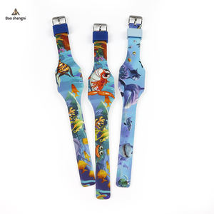 <span class=keywords><strong>Montre</strong></span> numérique en silicone pour enfants, personnalisée, dessin animé, vente en gros, <span class=keywords><strong>montre</strong></span> électronique LED garçon - Product Image 3