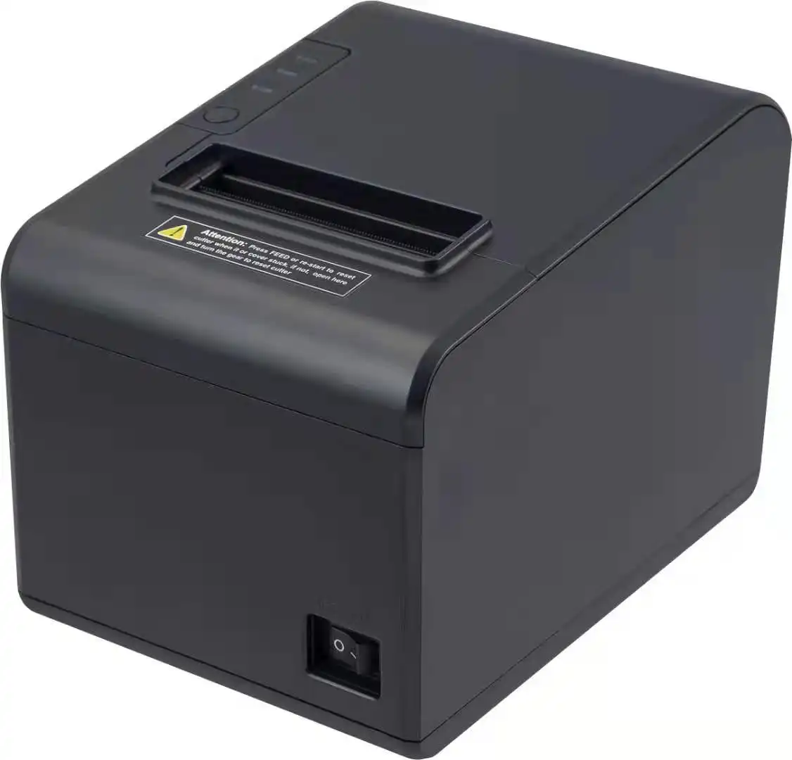 JJ-804 80mm Thermal Printer USB+LAN for Point of Sale System Convenient to Use for Supermarket Restaurant Retail