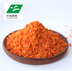 Cenouras Secas Desfiadas de Alta Qualidade Processadas AD em Forma de Cubo 5x5mm Embaladas a Granel - Product Image 4