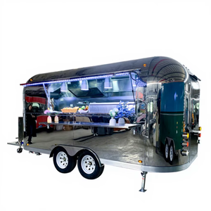 Carrito <span class=keywords><strong>de</strong></span> Venta Móvil Pequeño <span class=keywords><strong>de</strong></span> Acero Inoxidable para Hot Dogs y Helados, con Flujo <span class=keywords><strong>de</strong></span> Aire Rápido, para Venta <span class=keywords><strong>de</strong></span> Comida Rápida en Restaurantes, Remolques y Camiones - Product Image 2