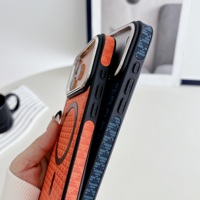 Étui de téléphone portable magnétique de luxe coloré en TPU, motif animal, protection antichoc, finition gaufrée, protection de l'appareil photo