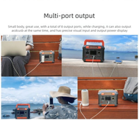 Station de charge portable XZJ 288WH 78000mAh pour les situations d'urgence en extérieur, les voyages en autonomie et la sauvegarde de l'alimentation mobile