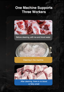 เครื่องละลาย<span class=keywords><strong>น้ำ</strong></span>แข็งเนื้อสัตว์แบบเร็วขนาด 80 ลิตร สำหรับใช้ในเชิงพาณิชย์ กำจัดเลือดและน้ำออกจากเนื้อสัตว์ เครื่องล้างซี่โครง<span class=keywords><strong>หมู</strong></span> เครื่องอบแห้งพร้อมมอเตอร์สำหรับผัก - Product Image 2