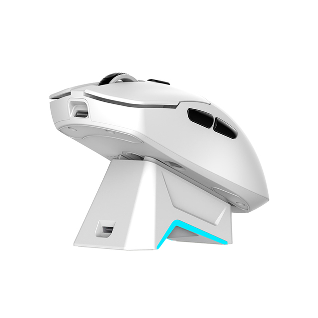 OEM 68g 6D Light Weight Tri Mode Rechargeable Mouse 2.4GHz Wireless Wired Gaming Mouse DPI 10000 Ergonomic Mouse Charger Base