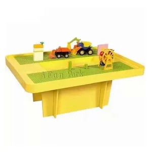 Kids Toy assembly handmade table Building Blocks Play Table Children DIY Plasticine Toy Table Indoor Play Zone