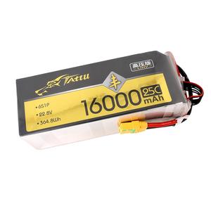 TATTU pil orijinal 10000mAh 12000mAh 16000MAH 22000mah 25C 20C 15C <span class=keywords><strong>6S</strong></span> lityum pil RC <span class=keywords><strong>Lipo</strong></span> pil tarım İha için - Product Image 4