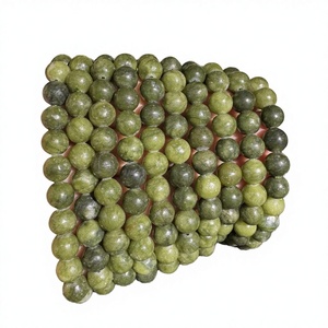 Gemstone Nephrite Jade Polished Carved Eco-Friendly <b>Bracelet</b> Unique Gemstone Craft Natural Stone Crystal Loose Beads from India - Product Image 2