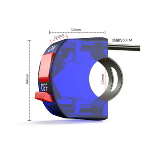 Interruptor de Manillar de Motocicleta Motochi de 22 mm, Encendido/Apagado, Colorido, Accesorio Universal de Modificación - Product Image 3