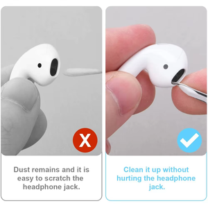 Stylo de nettoyage multifonctionnel portable et écologique pour écouteurs Bluetooth, sans angle mort, pour coques d'écouteurs - Product Image 6