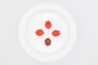 Bonbons gélifiés à la fraise en forme de fraise, translucides, moelleux, cadeau de fête, vente en gros