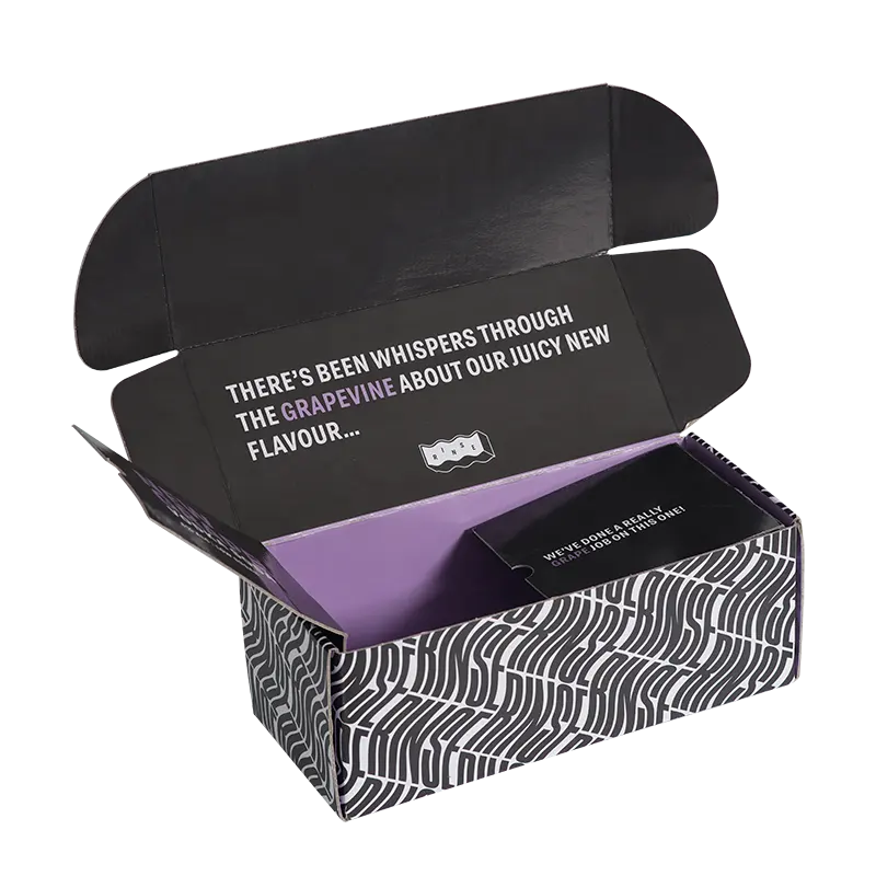 Boîte avec logo personnalisé Emballage de vêtement cosmétique Boîte en papier ondulé pour expédition Boîtes en papier pour vêtements T-shirt et pantalon pour hommes