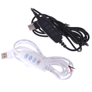 1PCS cho 5V <span class=keywords><strong>LED</strong></span> Dimmer <span class=keywords><strong>USB</strong></span> Port cung cấp điện đường dây cáp mở rộng với on off chuyển đổi Adapter Hot Bán - Product Image 1
