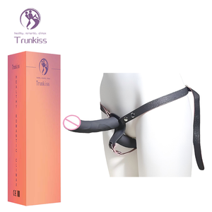 Strap on Dildo Panty Vibrator Adult Sex Produkt Double-Ended Inser table Stimulation 10 Vibrations modi Lesbian Pull-up Pants - Product Image 1