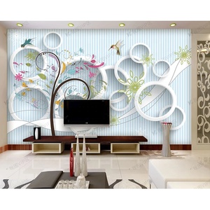 <span class=keywords><strong>Papel</strong></span> tapiz <span class=keywords><strong>pintado</strong></span> a mano personalizable, con <span class=keywords><strong>flores</strong></span> <span class=keywords><strong>y</strong></span> pájaros HD 3D, tridimensional, para dormitorio, sala de estar <span class=keywords><strong>y</strong></span> TV - Product Image 2
