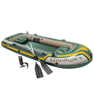 Kayak Inflable Reforzado Seagull para 2 y 4 Personas, Bote de Asalto Inflable para Exteriores, Bote de Goma, Bote Inflable para Pesca en Lagos - Product Image 1