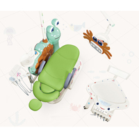 Plateau d'instruments dentaires ergonomique, lampe LED, ensemble complet pour enfants, chaises dentaires