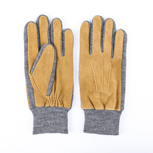En iyi fiyat sıcak satış ithal endonezya keçi süet kış örme eldiven erkekler için rahat günlük yaşam sıcak deri eldiven - Product Image 6