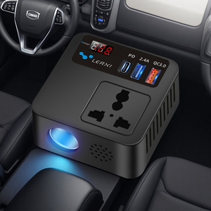 سيارة يو اس بي مزدوجة: تردد خرج 12 فولت إلى AC ، V ، محول V ، تردد خرج Hz لشحن الهاتف المحمول المحمول - Product Image 3