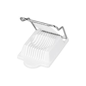 Metaltex <b>Egg</b> Slicer 18 Cm Stainless Steel Knife With <b>Plastic</b> Base For Easy <b>Egg</b> Cutting And Serving - Product Image 1