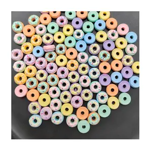 100PCS Kawaii Cartoon Mouse Head Donut Popsicle Flat Back Resin Cabochons For Hairpin Scrapbooking DIY Jewelry Craft Decor