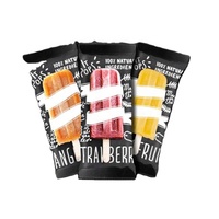 Emballage PLA de qualité alimentaire pour glaces, sacs pour glaces, sacs en plastique pour sucettes glacées, sacs en PE à fermeture éclair