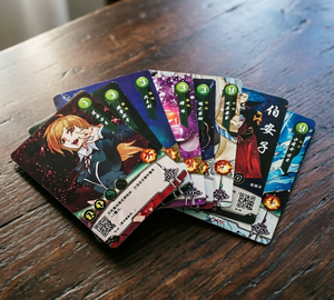 Carte TCG Personalizzate Premium con Scatola Espositiva, Pacchetti Booster con Personaggi <span class=keywords><strong>Anime</strong></span> Full Art, Finitura Lucida, Carte da Gioco Collezionabili - Product Image 3