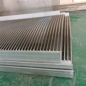 tamis de fil de coin en acier inoxydable pour séparateurs de liquide solide écrans statiques