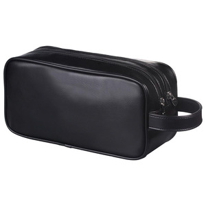 PU <strong>Leather</strong> <strong>Toiletry</strong> <strong>Bag</strong> PVC Travel Cosmetic Makeup Pack Pouch Waterproof PU Cosmetic Washing Unisex Storage Hanging <strong>Toiletry</strong> <strong>Bag</strong> - Product Image 1