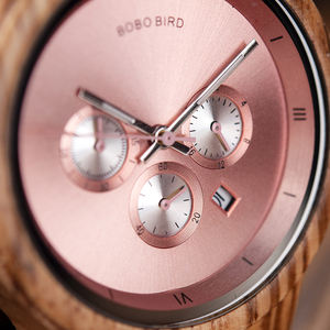 Personalizado bajo moq Dropshipping regalo de Navidad entrega rápida Japón movimiento Original clásico al por mayor cuarzo madera reloj de <span class=keywords><strong>mujer</strong></span> - Product Image 4