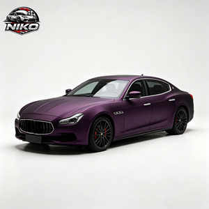 NIKO FILM Film vinyle pour voiture, vente directe d'usine populaire en Chine, PET super mat, vinyle violet Pinot Noir - Product Image 1