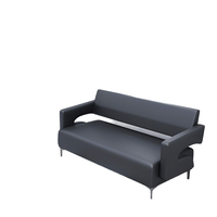 Chaise de bureau professionnelle de haute qualité en cuir pleine fleur rembourrée, mobilier de bureau, chaise de salle d'attente, banc d'attente