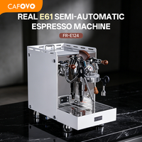 Machine à expresso commerciale double chaudière E61 groupe PID contrôle 58mm porte-filtre