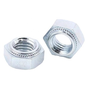 도매 아연 도금 탄소강 육각 셀프 클린칭 너트 M6 M8 M10 M12 프레스 나사 삽입 셀프 클린칭 - Product Image 1