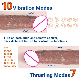 Remote Vibration Heated Rubber Pene 10.7inch Big Dildo Masturbators Juguetes Sexuales Dildos Toys Sex Adult For Women