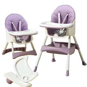 Kursi makan bayi, model baru 2024 multi fungsi tahan air l makanan kursi tinggi ringan untuk anak usia 0-3 tahun
