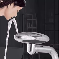 Robinet de lavabo FEIDU en acier inoxydable de haute qualité, mitigeur d'eau chaude et froide à poser sur le comptoir, avec rotation pour évier de salle de bain