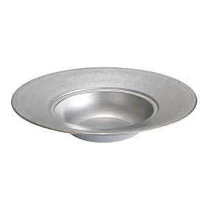 Vintage Italian Pasta Plate Deep Dish Round Stainless Steel Western Tableware For Party And Everyday Use - Product Image 4