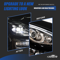Sistema de Iluminación para Automóvil 958.1 2011-2014 Actualizado a 9Y0 2023, Faros Delanteros LED con Proyector de Cuatro Puntos para Porsche Cayenne