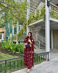 New Design Party Wear Look Georgette <b>Top</b> Palazzo and Dupatta Set for Women Wear Pakistani <b>Top</b> With Palazzo at Wholesale Price - Product Image 6