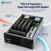 联想 ThinkSystem SR860 V4 4U 大容量存储服务器 48 盘位双层 E3.S 直接 NVMe 企业级数据存储服务器