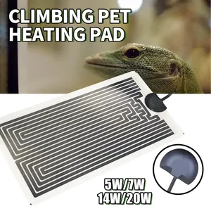 5W/7W/14W/20W/40W Grafeno Reptiles Estera de calefacción Almohadilla de calefacción para mascotas con controlador de temperatura - Product Image 2