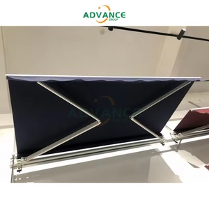 Auvent en aluminium pour terrasse extérieure, jardin, <span class=keywords><strong>véranda</strong></span>, auvent cassette haut de gamme avec protection UV rétractable et imperméable - Product Image 1