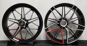 Moyeu <span class=keywords><strong>de</strong></span> roue forgé en alliage d'aluminium CNC modifié, adapté pour DUCATI DIAVEL pour WILDOUT Racing - Product Image 6