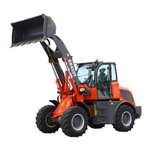 China made EVERUN ER420T 2ton new multifunctional 4*4 small top articulated mini front end wheel loaders machine price